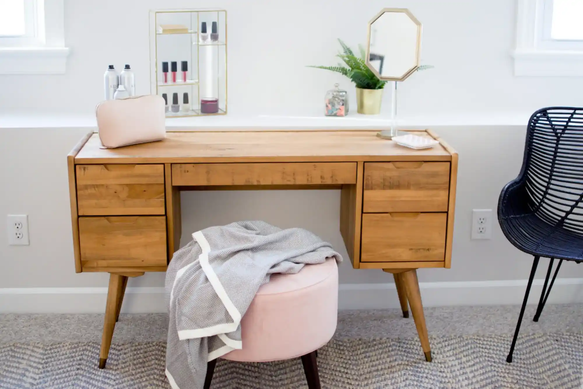 West Elm Vanity Desk: